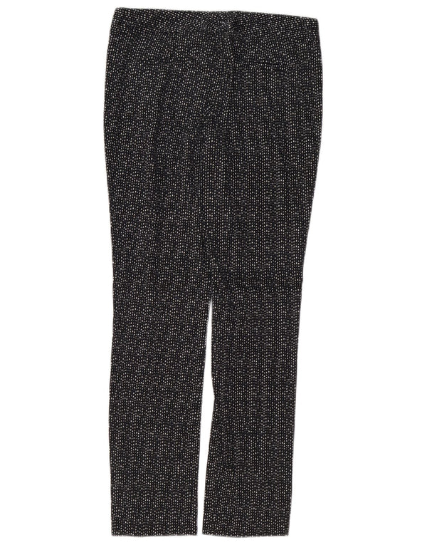 CALVIN KLEIN Pantaloni slim casual pentru femei US 2 XS W28 L28 Black Spotted
