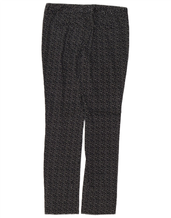 CALVIN KLEIN Pantaloni slim casual pentru femei US 2 XS W28 L28 Black Spotted