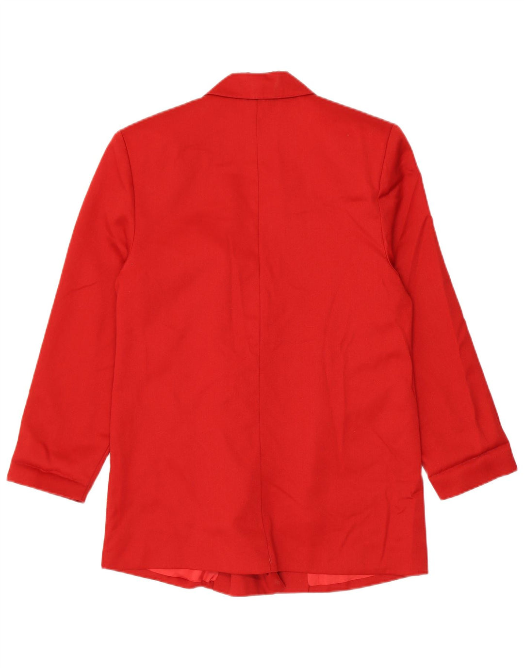 Jachetă vintage pentru femei cu paragate dublu-breasted UK 14 Medium Red