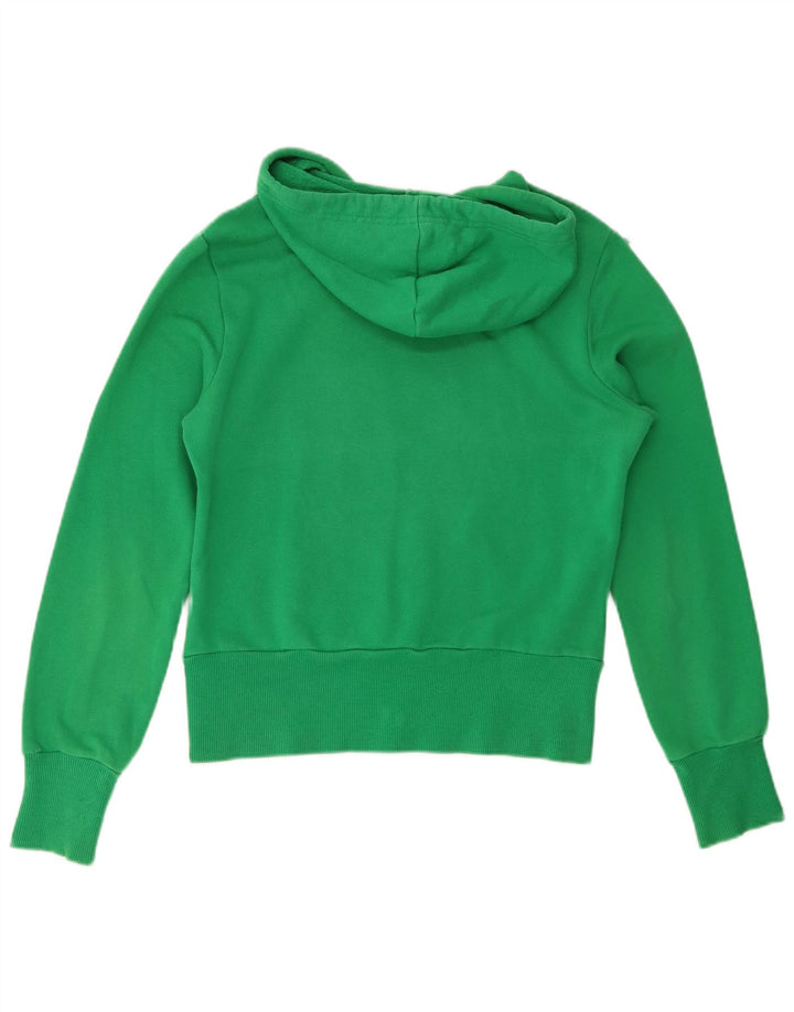 Pulover ADIDAS Crop Graphic pentru femei EU 38 Bumbac verde mediu