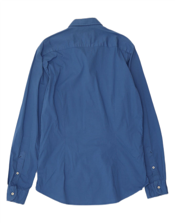 US POLO ASSN Mens Slim Fit Shirt Large Blue