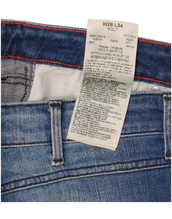Blugi pentru femei Wrangler Molly Slim W28 L34 Bumbac albastru