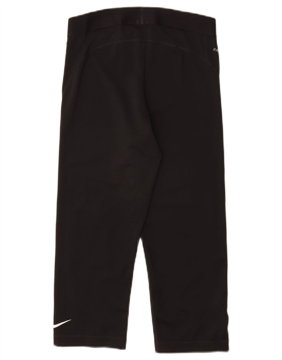 Leggings NIKE Dri Fit Graphic Capri pentru femei UK 12 Poliester mediu negru