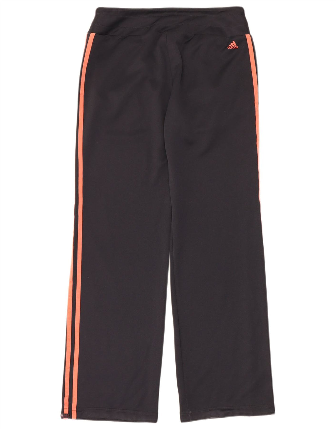 Pantaloni de trening cu grafic pentru femei Adidas UK 12 Poliester mediu negru