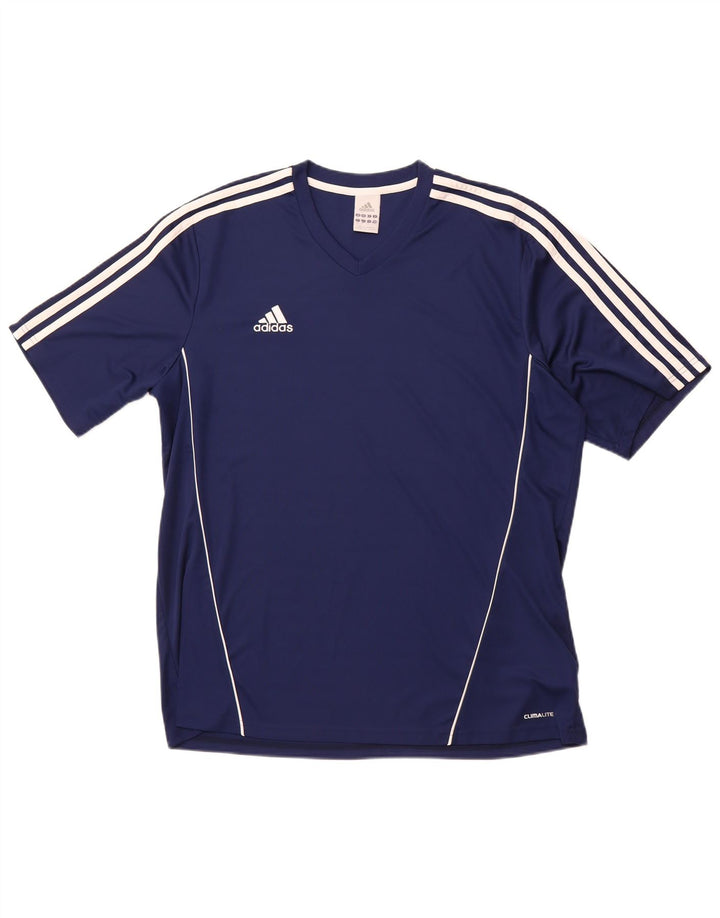 Tricou pentru bărbați ADIDAS Climalite Top XL Bleumarin Poliester