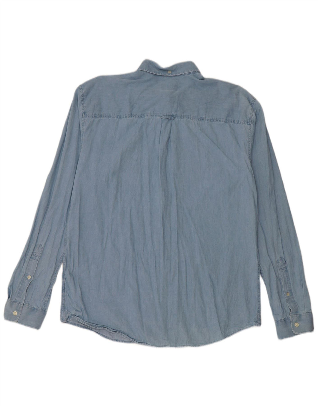 Cămașă Jack Wills pentru bărbați, denim relaxat, bumbac albastru mediu