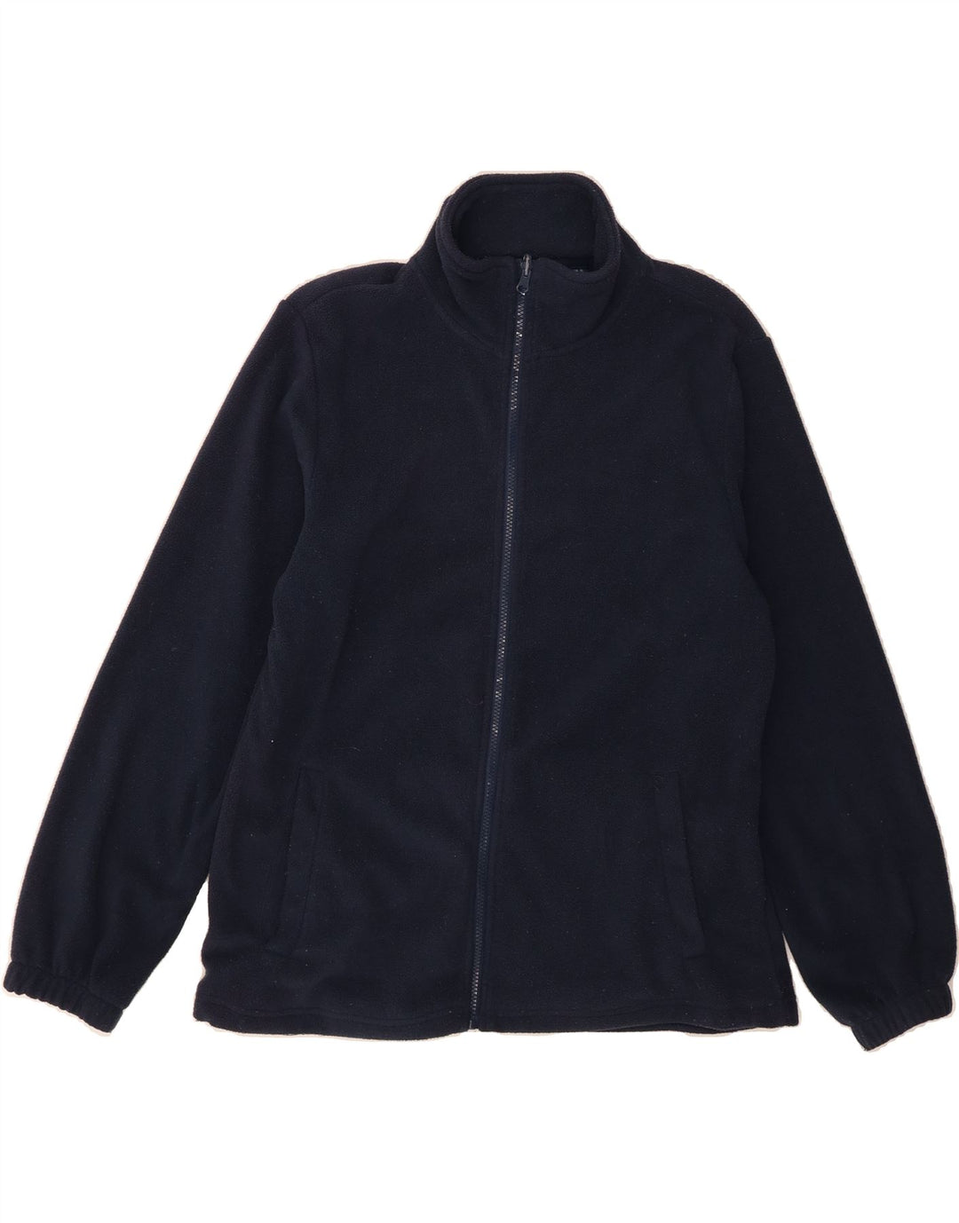 MOUNTAIN WAREHOUSE Womens Fleece Jacket UK 16 Large Navy Blue Polyester Vintage Mountain Warehouse and Second-Hand Mountain Warehouse from Messina Hembry 