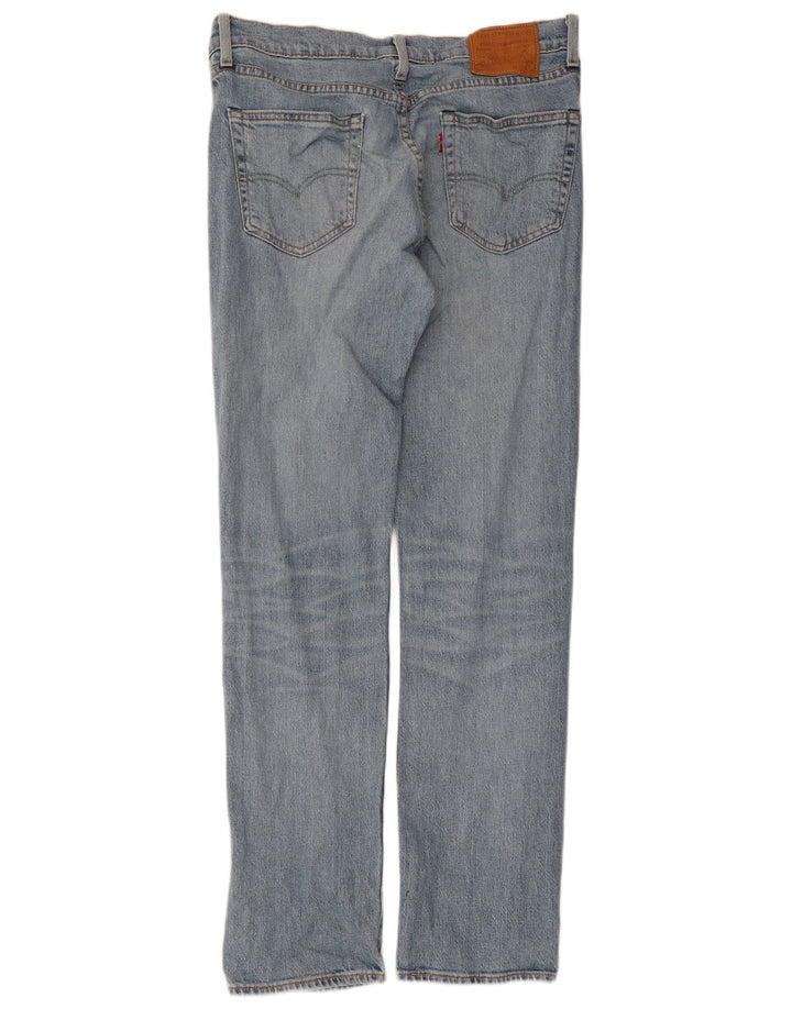 Blugi drepti pentru bărbați LEVI'S 505 W33 L32 Bumbac albastru