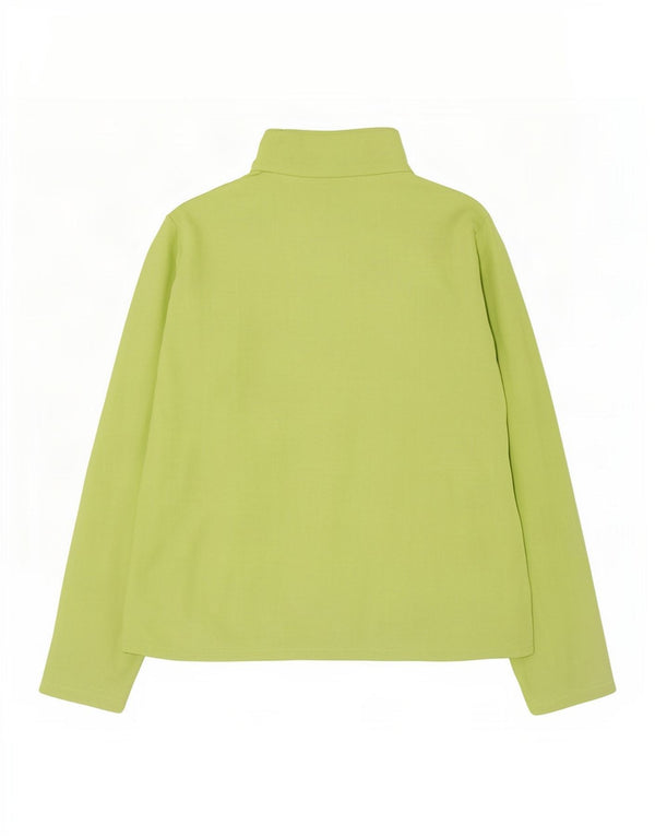 Jachetă fleece pentru femei Marks & Spencer UK 12 Poliester verde mediu