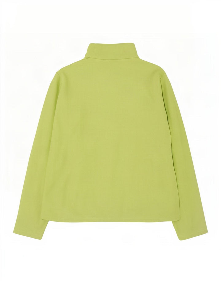 Jachetă fleece pentru femei Marks & Spencer UK 12 Poliester verde mediu