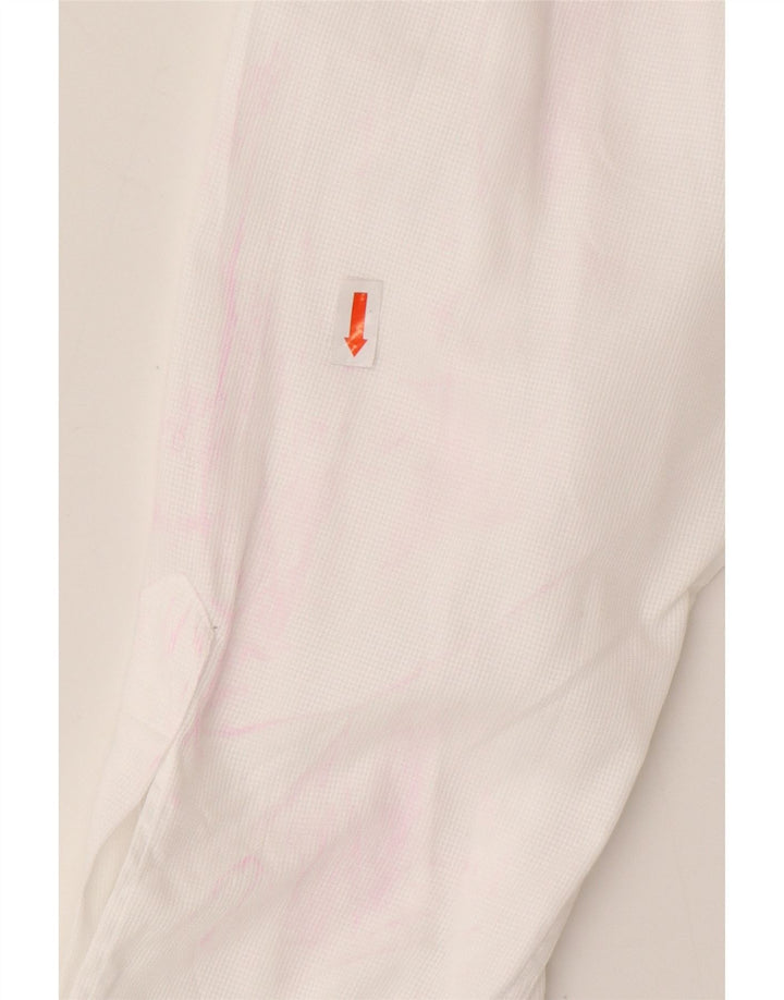 Cămașă formală pentru bărbați ROCCOBAROCCO Mărimea 17 1/2 44 XL Alb