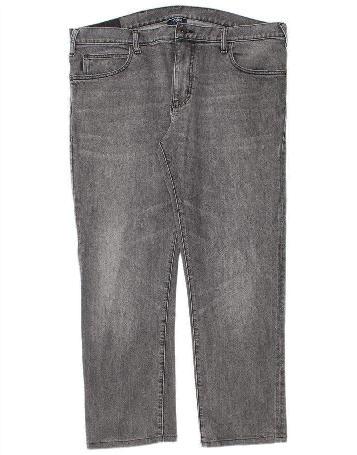 Blugi slim pentru bărbați Armani W40 L29 bumbac gri