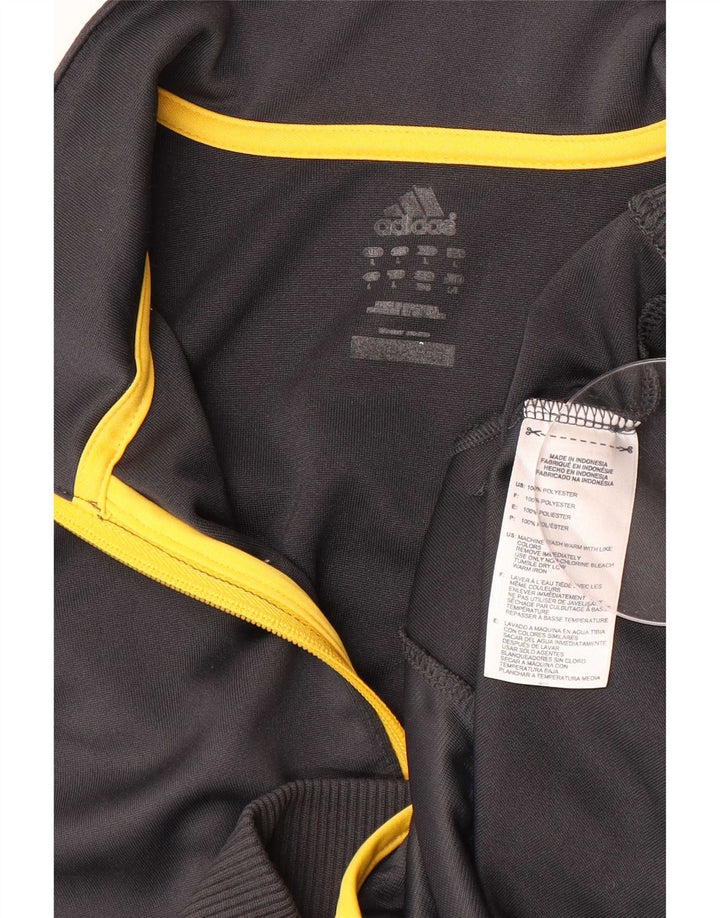 Adidas pentru bărbați Climalite Trening Top Jachetă mare, gri, poliester color bloc