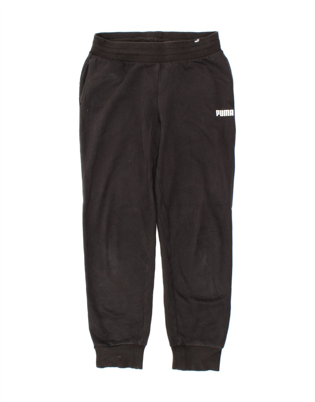 PUMA Womens Tracksuit Trousers Joggers UK 8 Small  Black Vintage Puma and Second-Hand Puma from Messina Hembry 