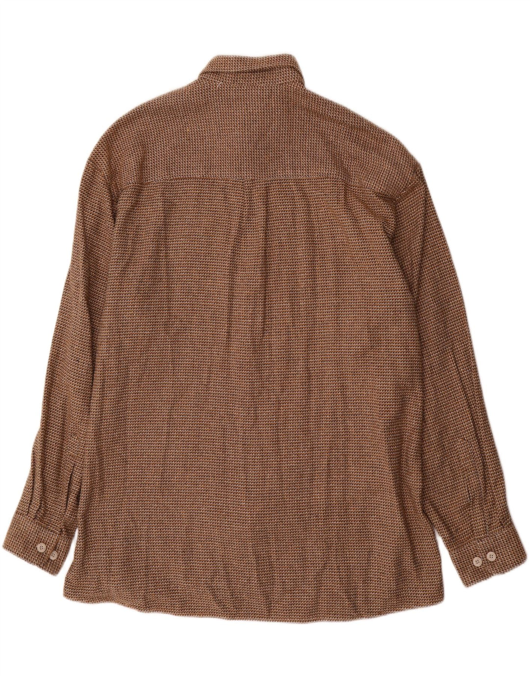 Cămașă Vintage pentru bărbați Mărimea 43 XL Bumbac cu picior de gală maro