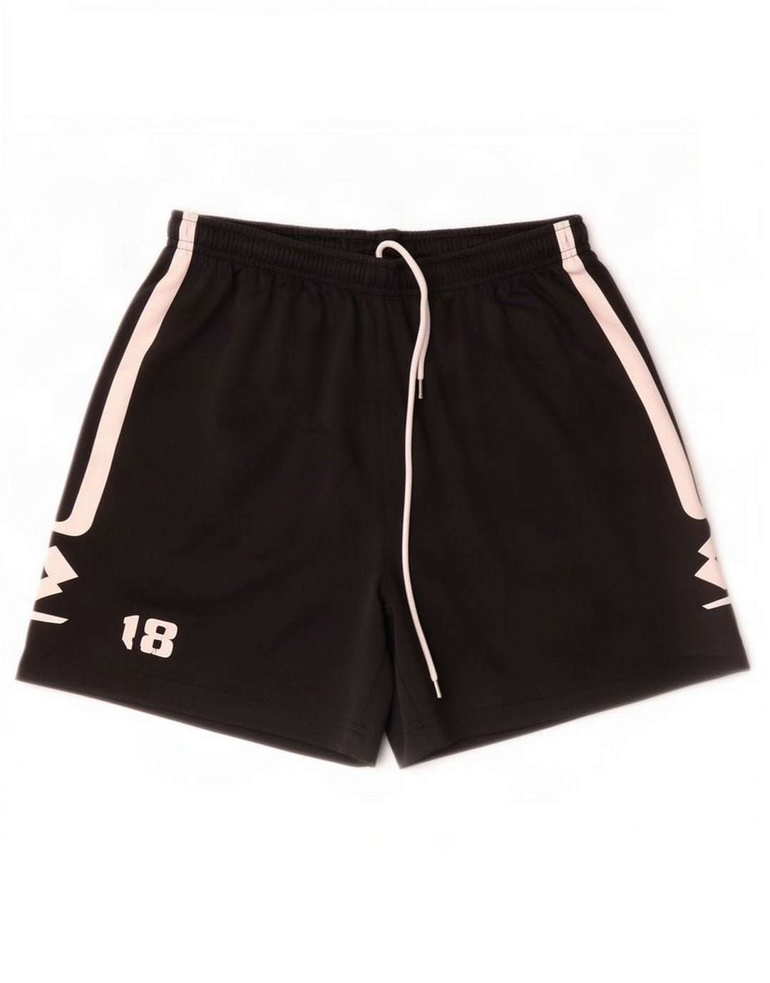Pantaloni scurți sport Lotto pentru bărbați, mediu negru, bloc de culoare