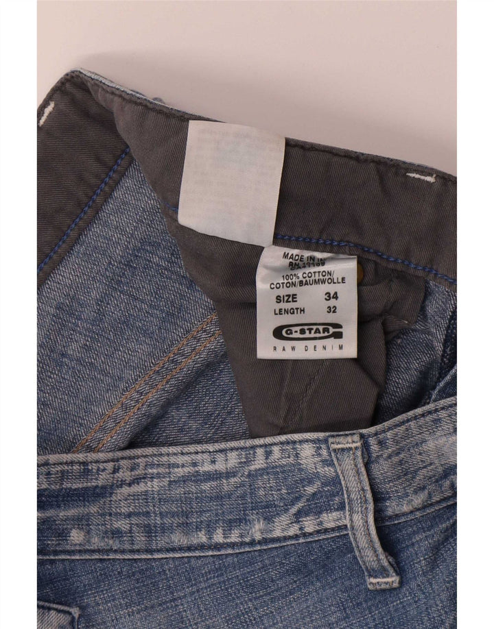 G-Star Blugi Cargo Straight pentru bărbați W34 L32 Bumbac albastru