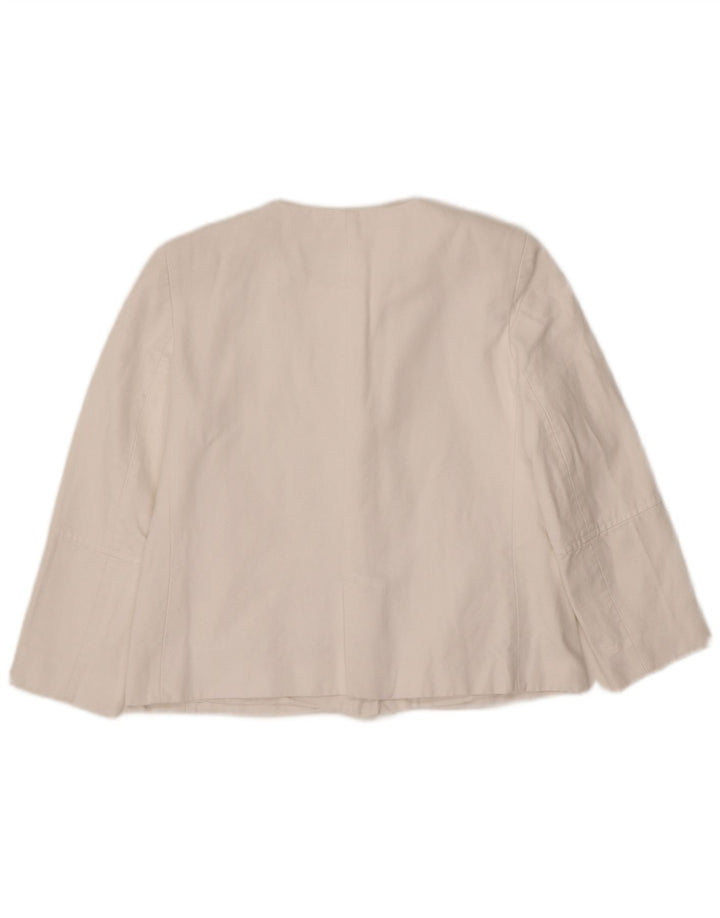 Blazer pentru femei ZARA UK 6 XS Alb