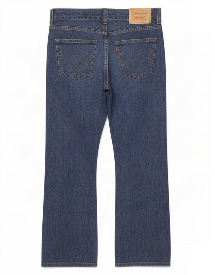 Blugi pentru bărbați Levi's 512 Bootcut W30 L30 Bumbac albastru