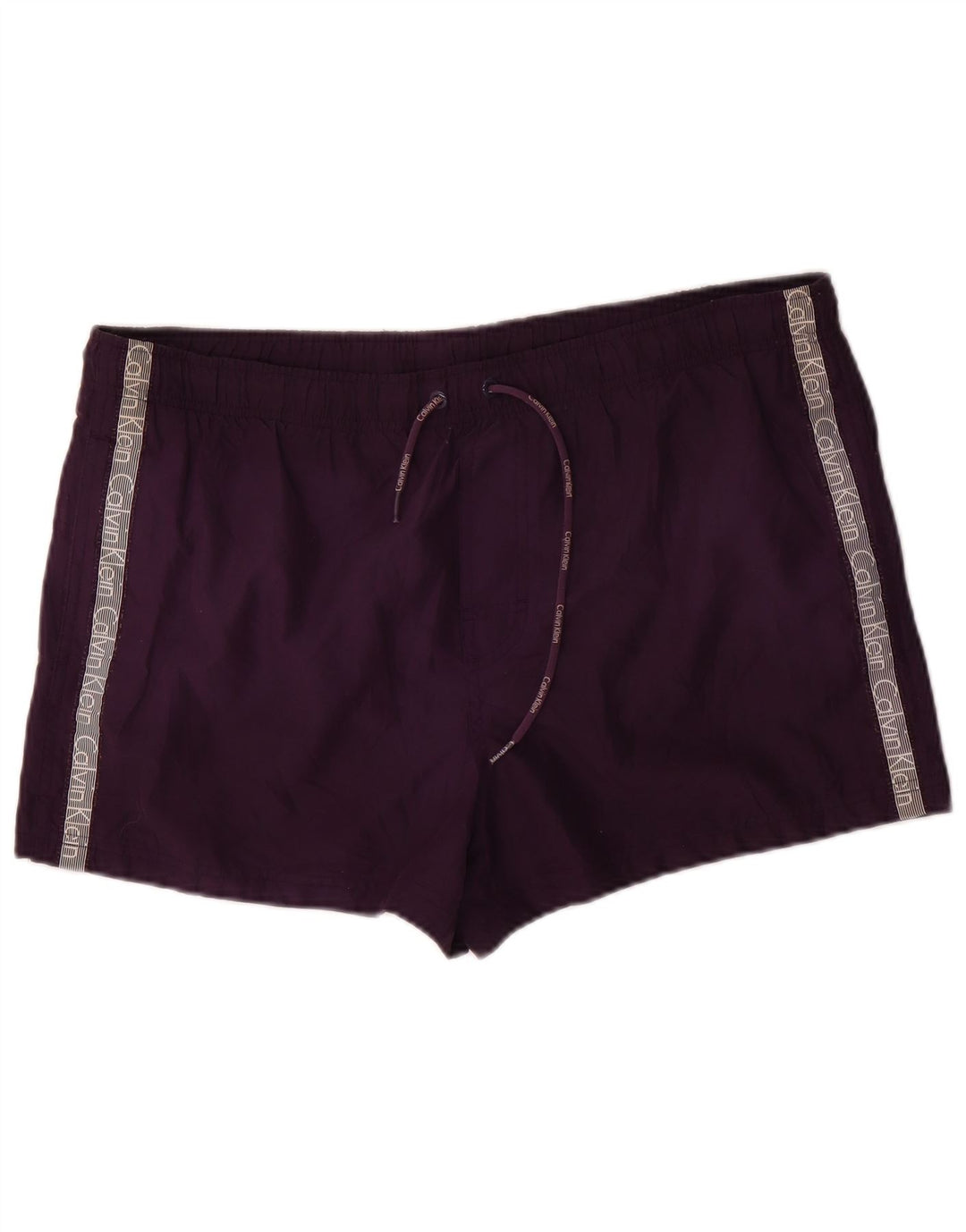 CALVIN KLEIN Pantaloni scurți de înot grafic pentru bărbați Poliester violet mare