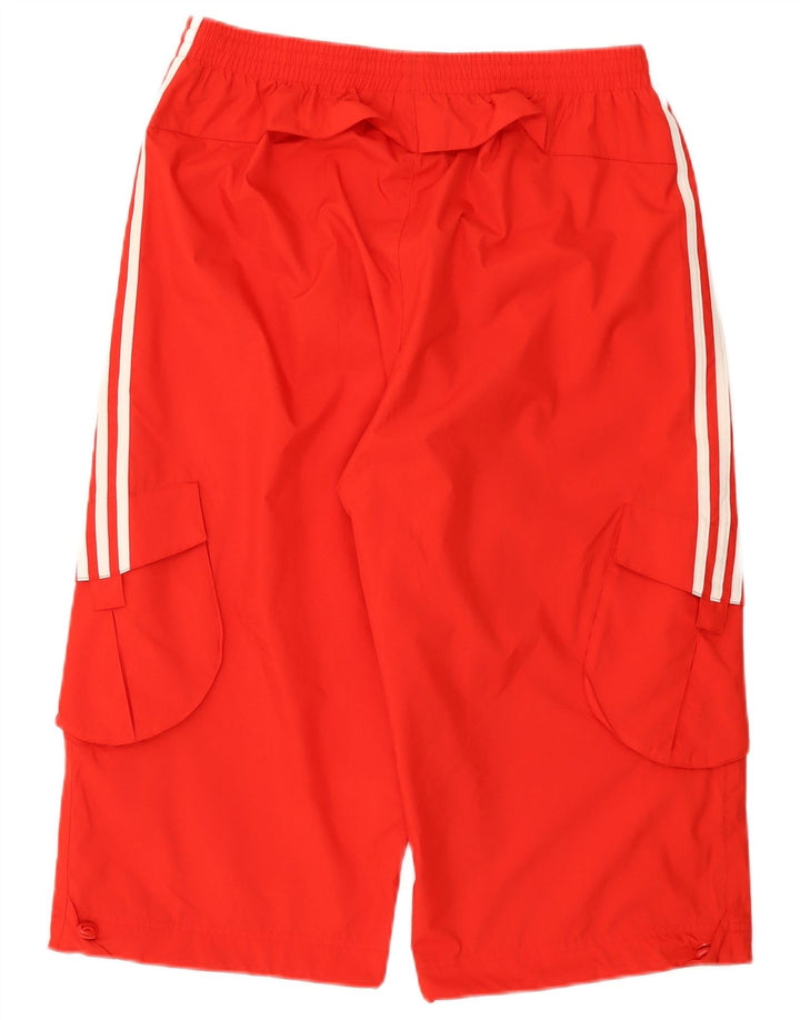 Pantaloni scurți sport pentru bărbați Adidas Bermuda Cargo, mare, roșu, nailon