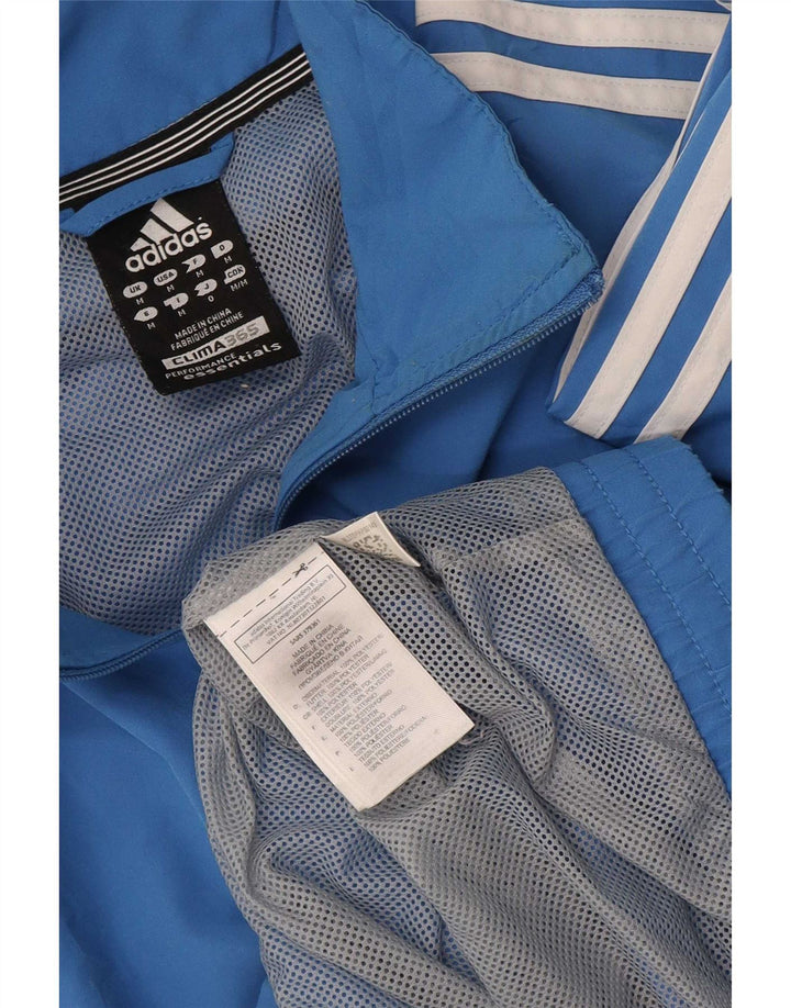 Jachetă de trening pentru bărbați Adidas, albastru mediu, poliester sport