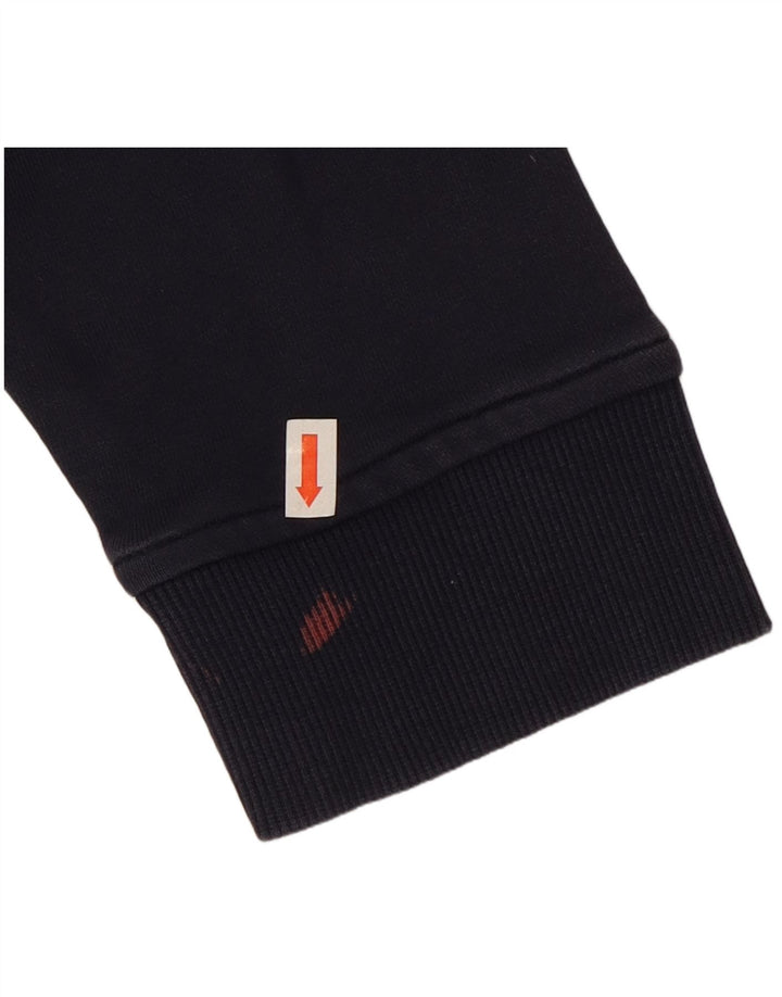 Hanorac pentru bărbați Lyle & Scott Pulover mare din bumbac bleumarin