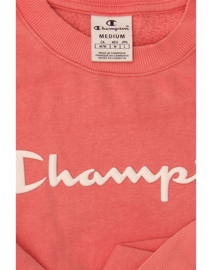 Pulover cu grafic pentru femei Champion UK 14 Roz mediu