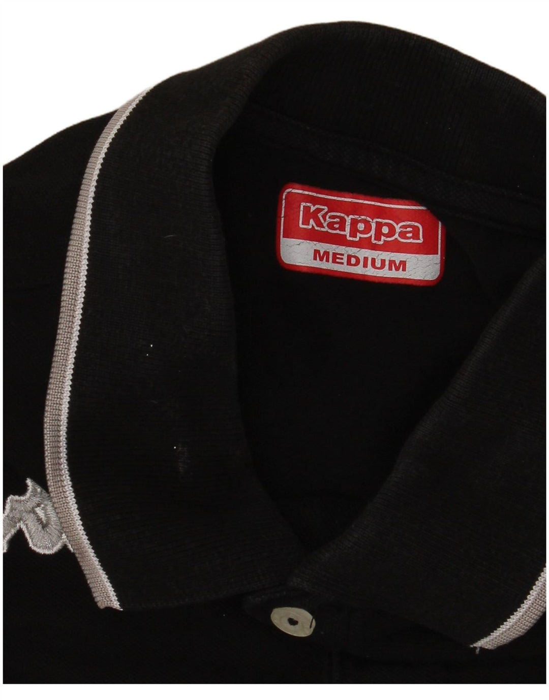 Cămașă polo pentru bărbați KAPPA, mediu negru