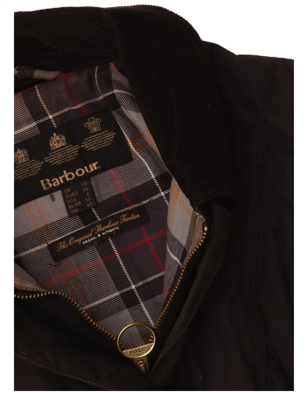 Jachetă matlasată Barbour pentru femei UK 10 Small Black