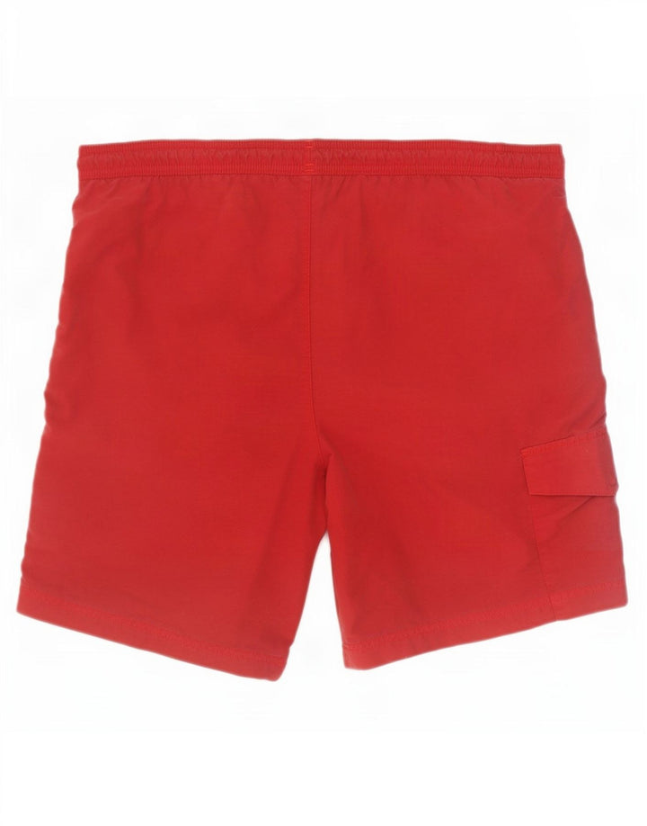 Pantaloni scurți de înot Adidas pentru bărbați, poliester maro mediu