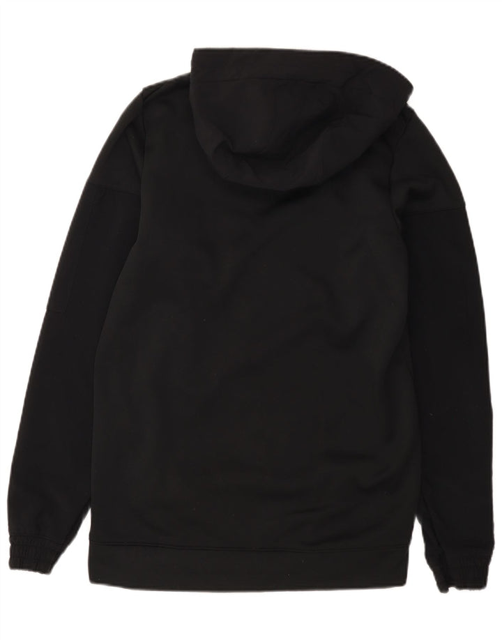 Pulover Nike pentru bărbați Dri Fit, cu fermoar, poliester mic, negru