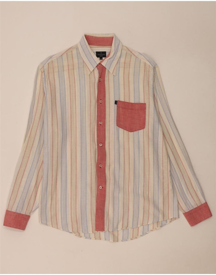 Cămașă pentru bărbați Trussardi Jeans 2XL, cu dungi multicolore