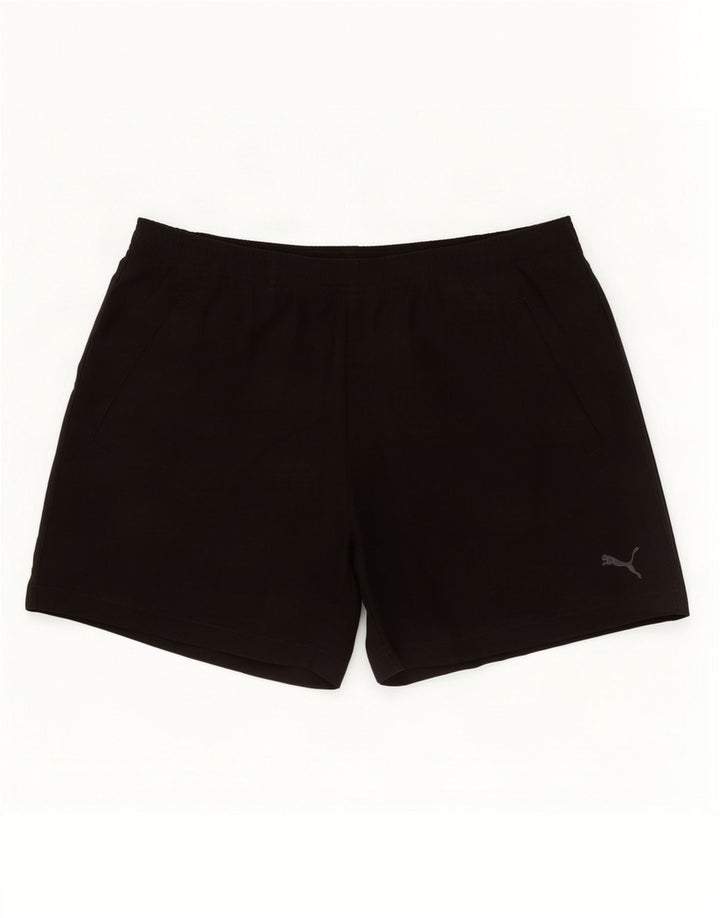 Pantaloni scurți sport grafic Puma pentru bărbați, mari, negru