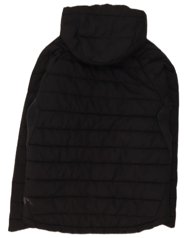 Jachetă căptușită cu glugă pentru bărbați Nike UK 40 Poliester negru mare