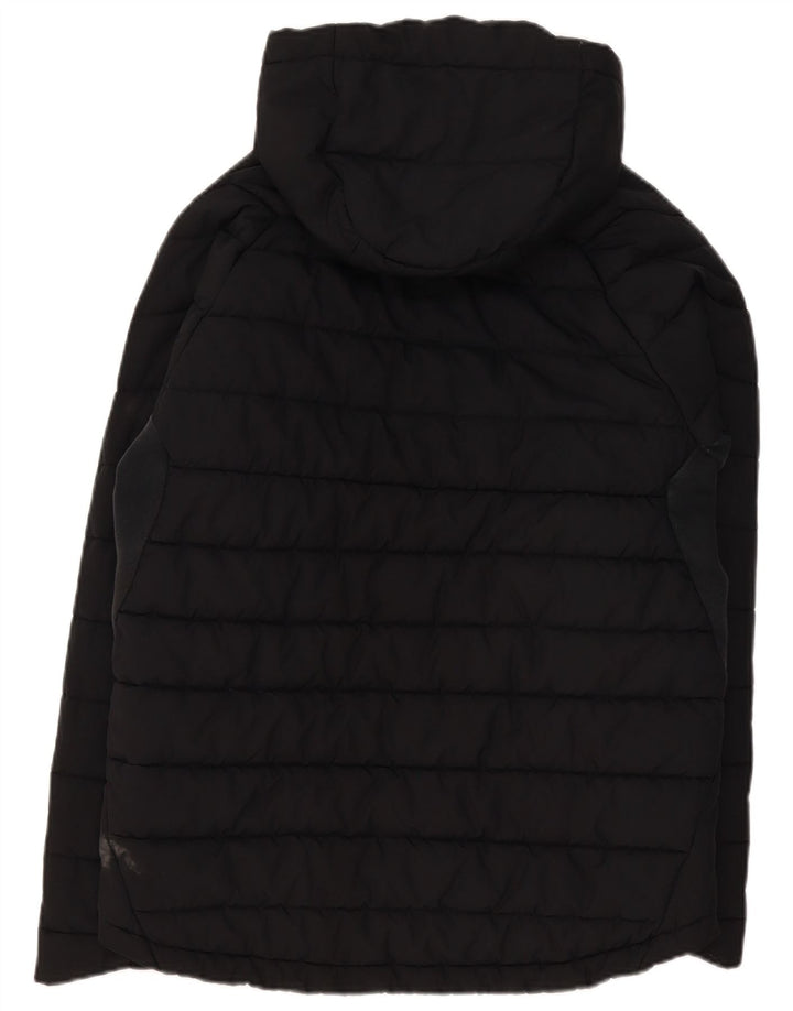Jachetă căptușită cu glugă pentru bărbați Nike UK 40 Poliester negru mare