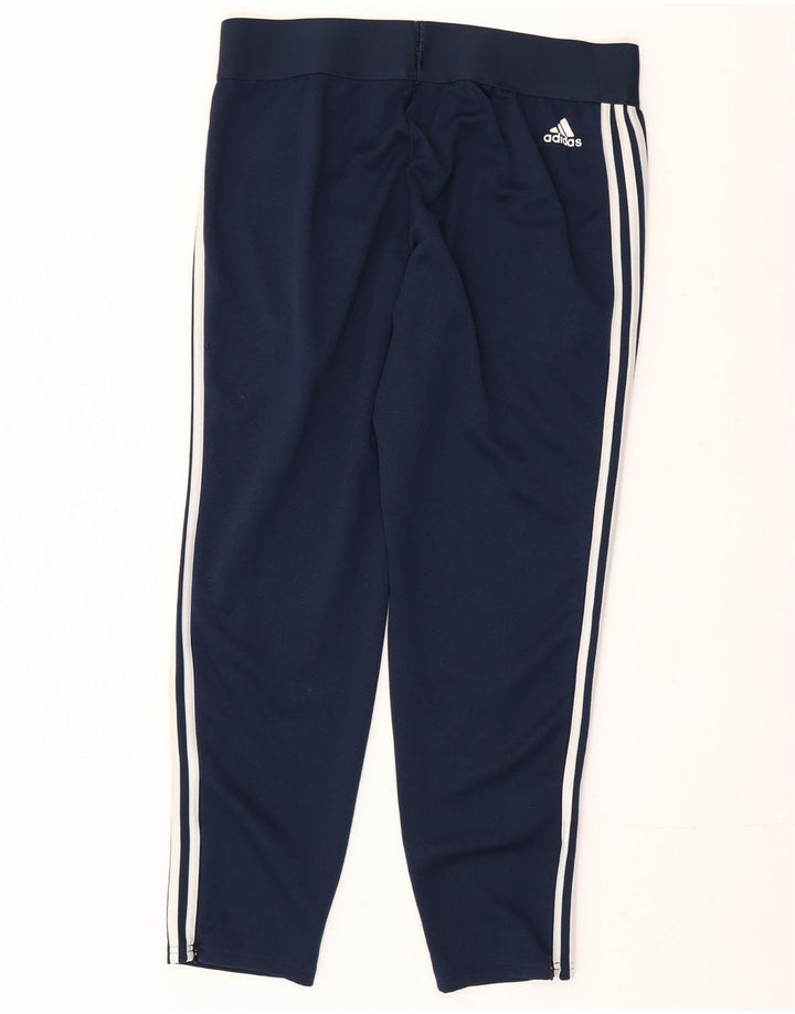 Pantaloni de trening Adidas pentru femei Marea Britanie 16/18 Poliester mare bleumarin