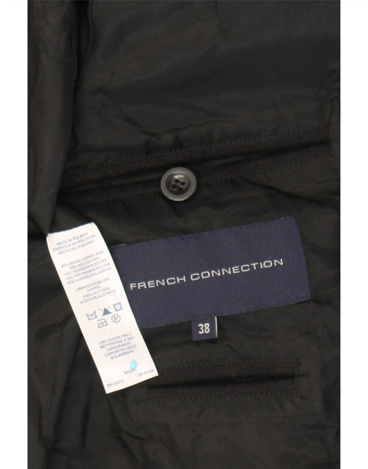 Pardesiu de damă French Connection EU 38 Lână neagră medie