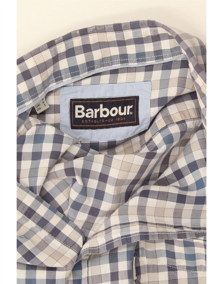 Cămașă pentru bărbați Barbour, albastru mediu Gingham
