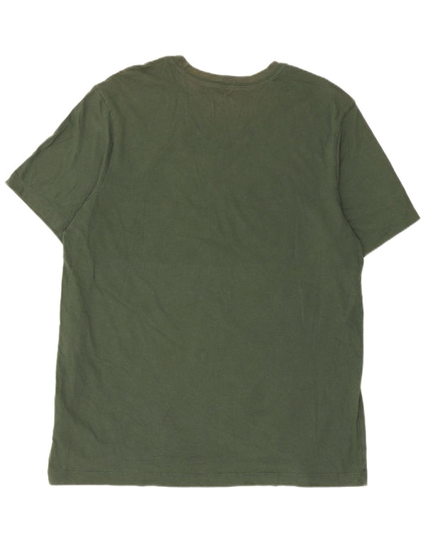 Tricou grafic Nike pentru bărbați Top mare din bumbac verde