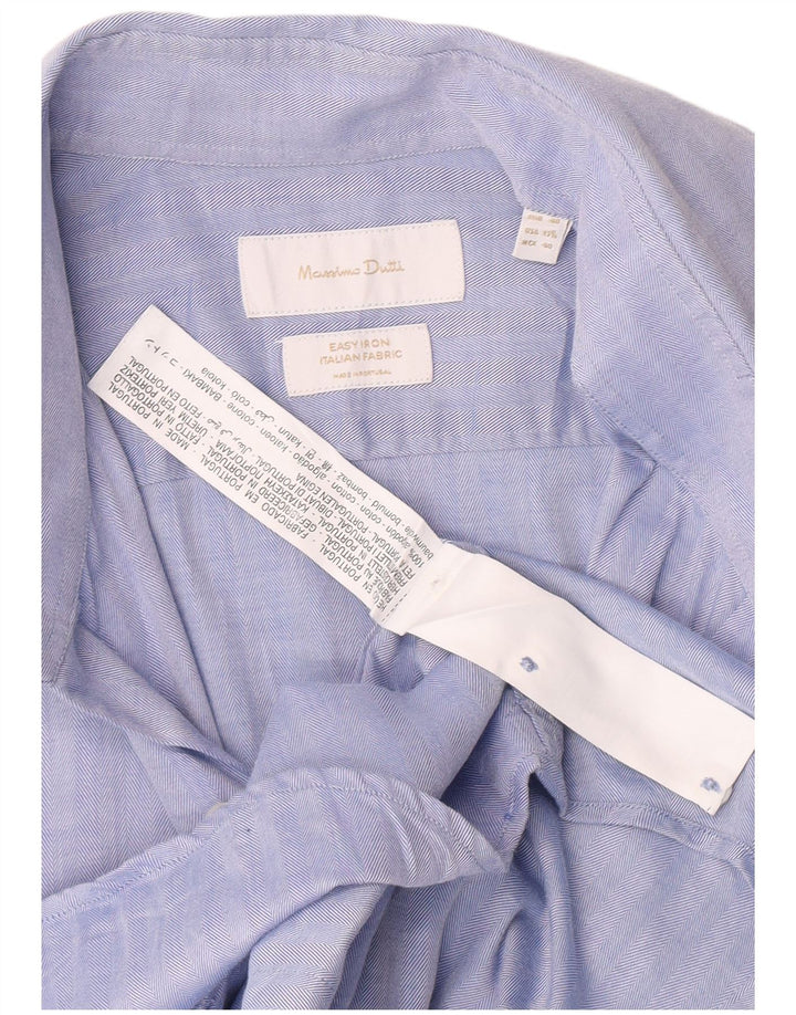 Cămașă Massimo Dutti Bărbați EU 40 15 1/2 Bumbac Albastru Mediu