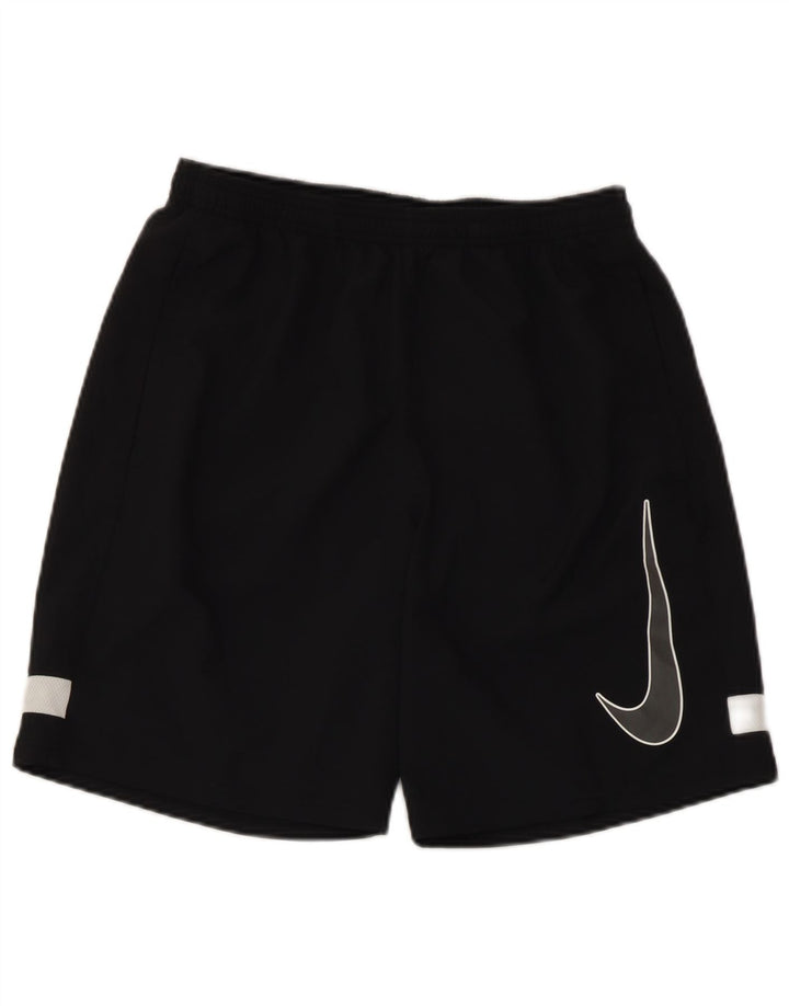 Pantaloni scurți sport Nike Dri Fit Graphic pentru bărbați, negru mediu, poliester color bloc