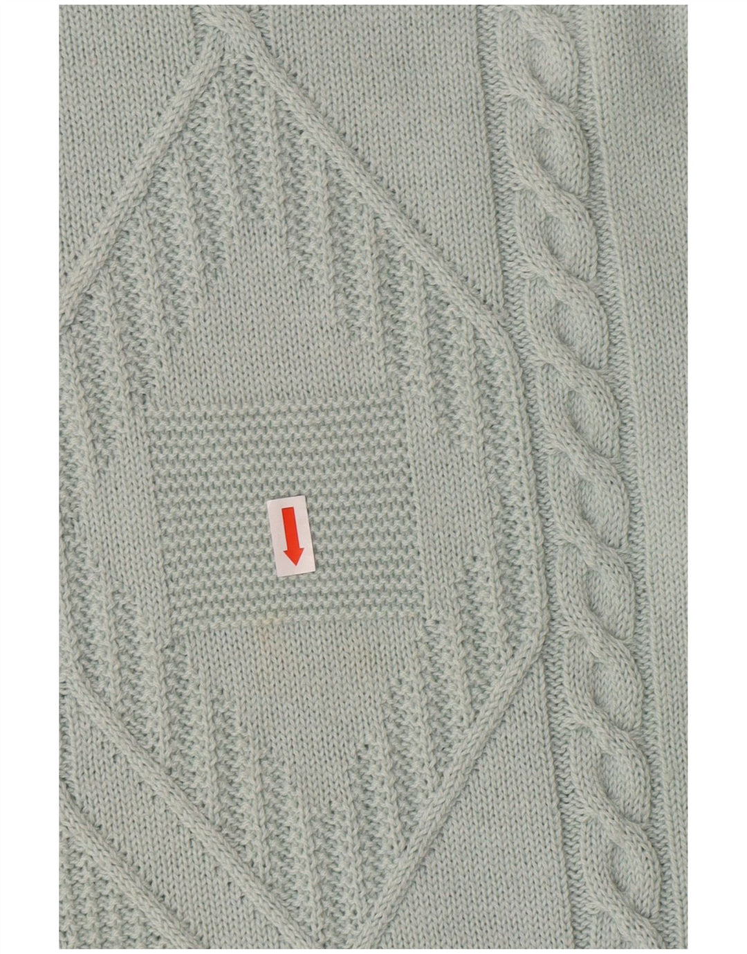 NAVIGARE Pulover pentru bărbați cu gât roșu, mare, verde, Argyle/Diamond Classic