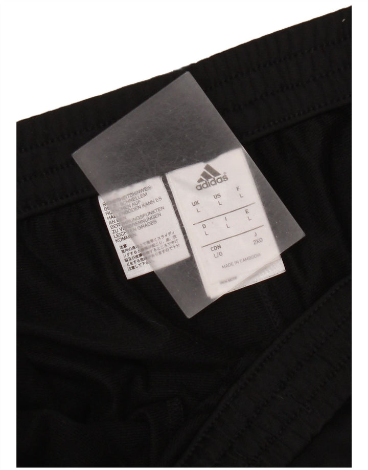 Pantaloni de trening Adidas pentru bărbați Joggeri mari, negru, poliester