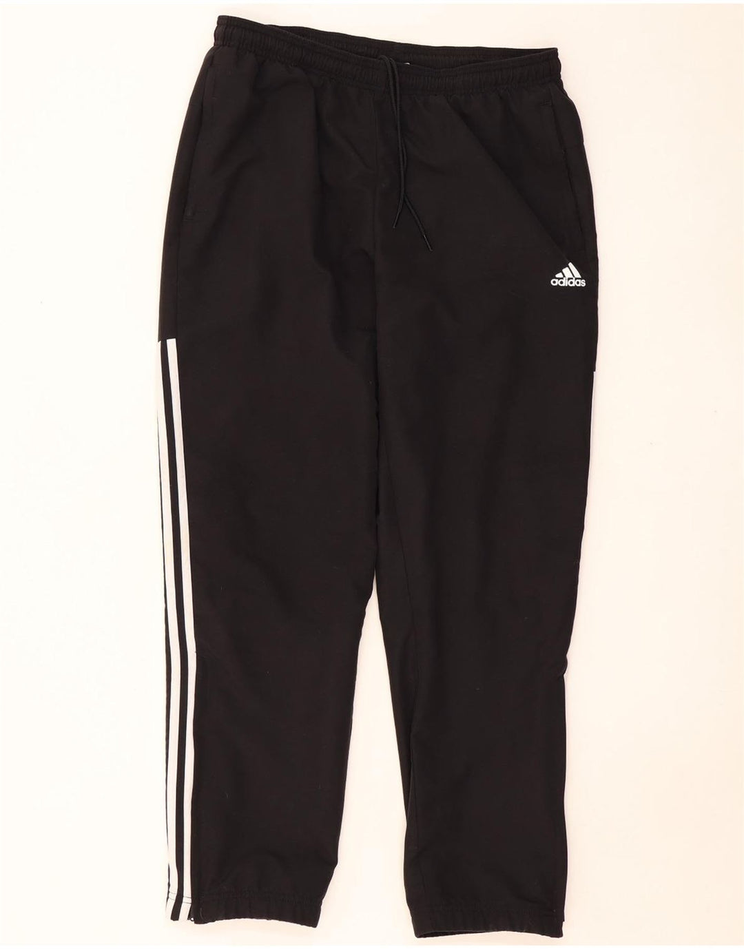 Pantaloni de trening ADIDAS pentru bărbați, mari, negru, poliester