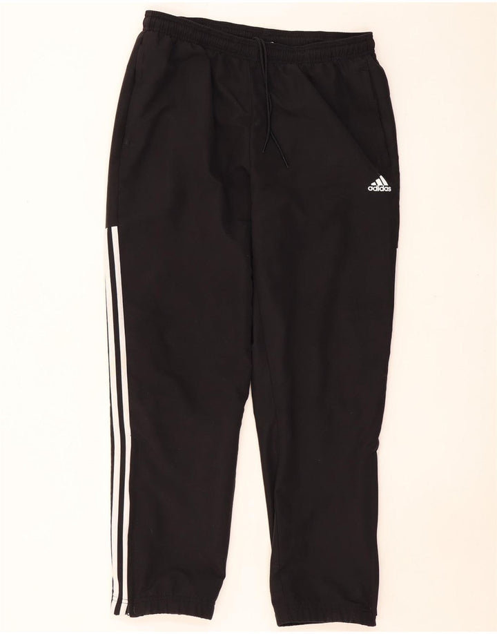 Pantaloni de trening ADIDAS pentru bărbați, mari, negru, poliester