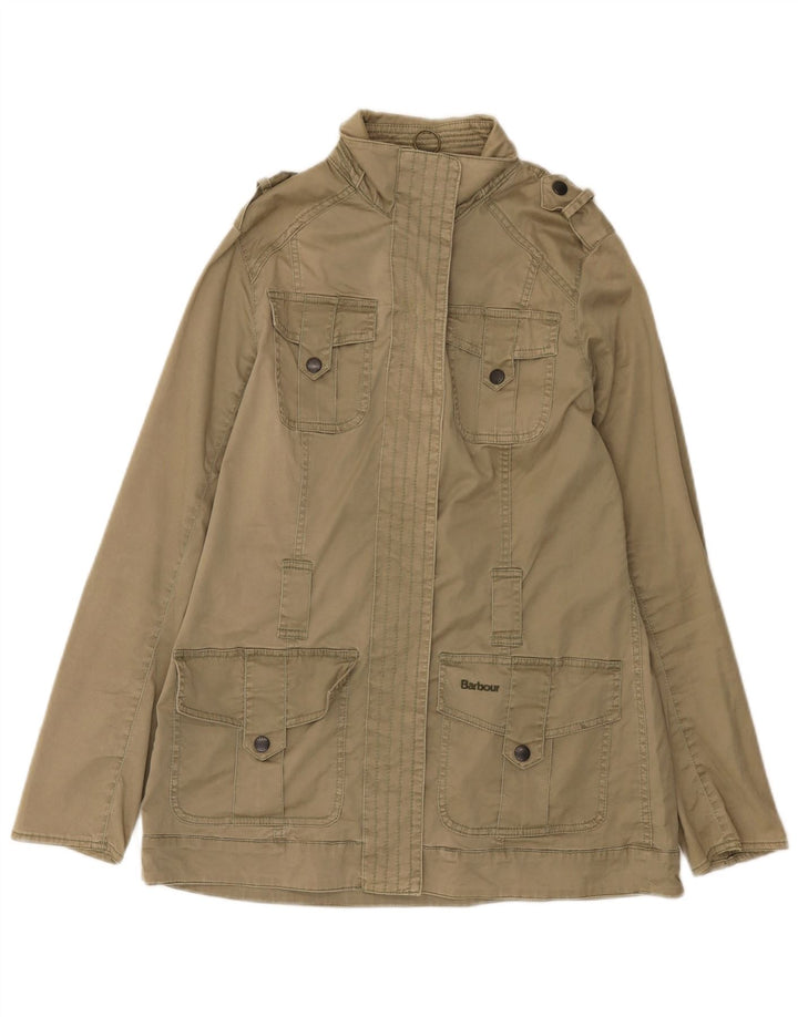 Jachetă militară Barbour pentru femei UK 10 Small Khaki Bumbac