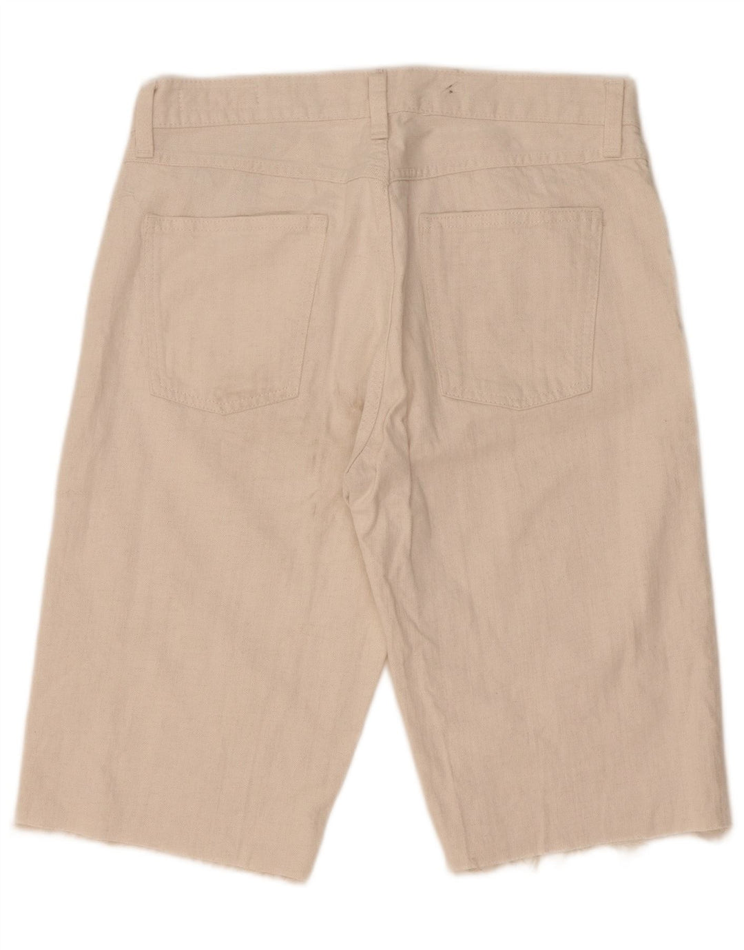 Pantaloni scurți din denim pentru femei Zara EU 40 Medium W30 Bumbac alb