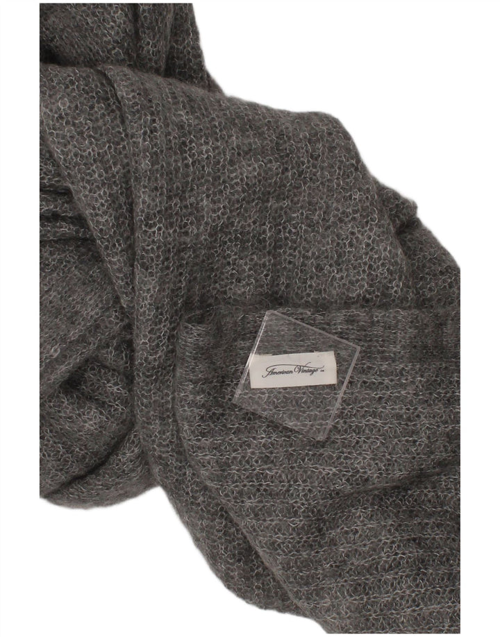 Eșarfă dreptunghiulară din tricot pentru femei American Vintage, mărime unica, gri