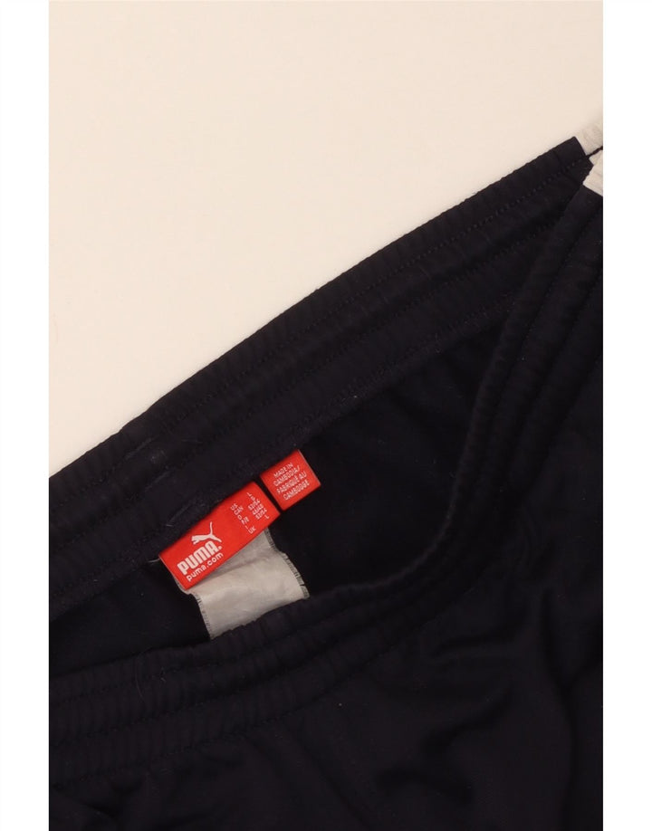 Pantaloni de trening Puma pentru bărbați, mari bleumarin, color block